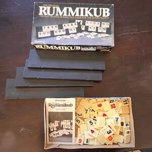 Rummikub Game with Multicolor Tiles